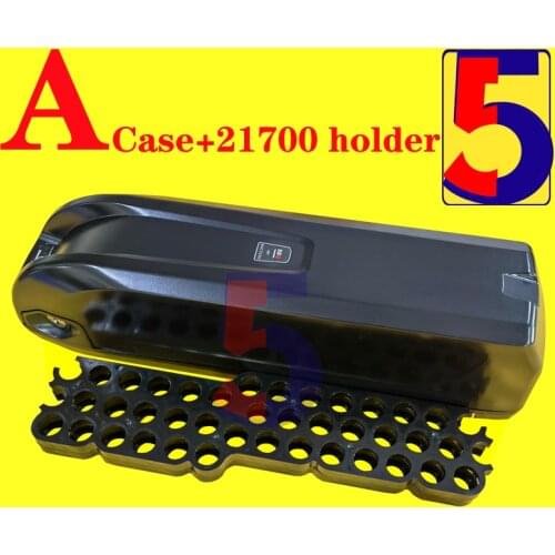Shark frame battery case with KT 36V/48V/52V inner controller for 21700 or 18650 down tube battery box + 10S 20A BMS 13S 20A BMS