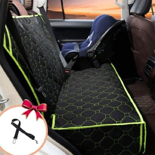 Dog Car Seat Cover View Mesh Waterproof Pet Carrier Car Rear Back Seat Mat Hammock Cushion Protector With Zipper And Pockets