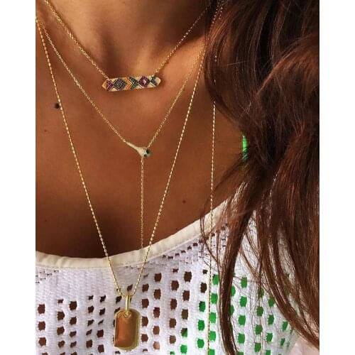 2021 New Arrive Long Y Lariat Sexy Women Link Chain Iced Out Micro Pave White Green CZ Cute Snake Charm European Girls Necklace