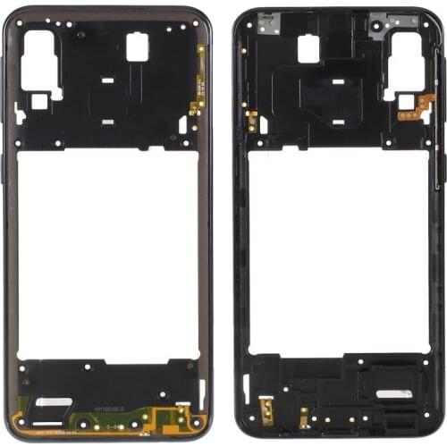Black/Blue Color Rear Back Housing Frame Middle Plate For Samsung Galaxy A40 SM-A405