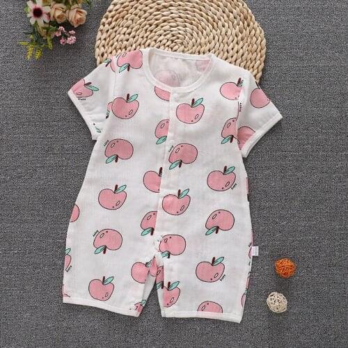 2019 Newborn Baby Boys Girls Romper Animal Printed Long Sleeve Winter Cotton Kid Jumpsuit Playsuit