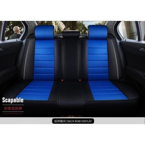 Leather car sear covers for skoda octavia a5 kodiaq superb fabia 3 karoq seat ibiza alhambra leon fr ateca altea leon 2