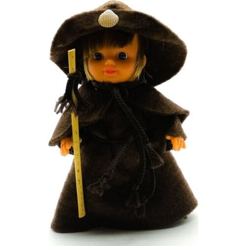 Lovedoll collection 15 cm typical pilgrim road Santiago Galicia manufactured in Spain by Folk crafts gift original