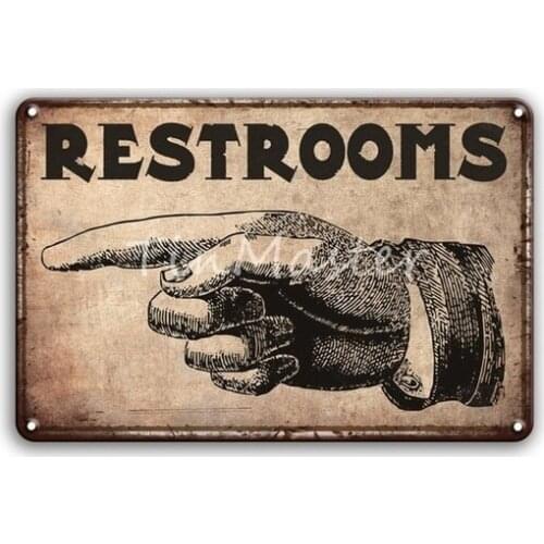 Warning No Farting Metal Wall Art Tin Sign Vintage Boss Rules Home Decor DOOR Sign Plaque Irish pub Living Room Decorative