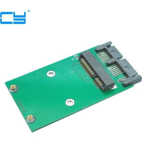 Mini PCI-E pci express pcie mSATA SSD to 1.8" Micro SATA 7+9 16pin Adapter Add on Cards PCBA for SSD Hard Disk