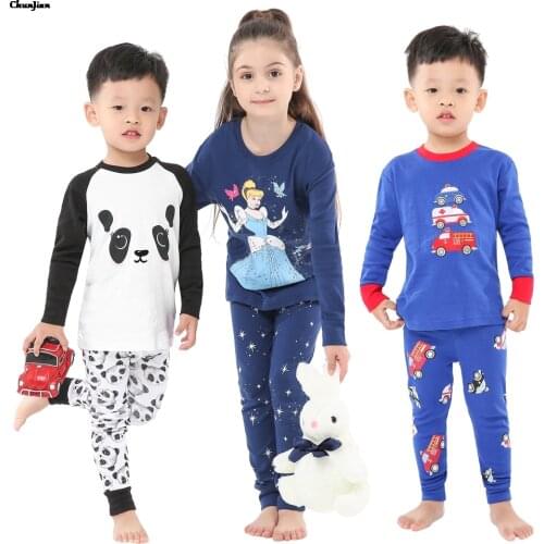 Fashion Infantil Baby Pajamas Children Panda Pajama Girls Unicorn Pijama Kids Animal Unicorn Pyjamas Sets Clothes Sets