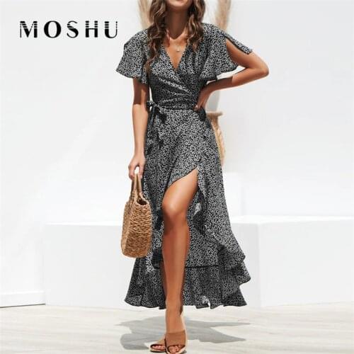 Летние платья-халаты MOSHU China At AliExpress