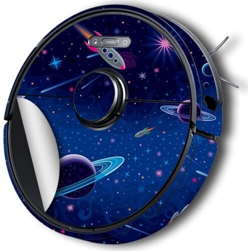 Provide Customized Custom Space Universe Sticker for Roborock S6 T6 Robot Robotic Vacuum Cleaner Skin Spare Parts Accessories