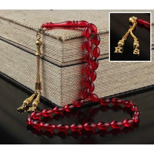Natural Kehribar Gold Plated 925 Silver Tassel 33 Beads Prayer Beads Tasbih Rosary Men Women Meditation Jewelry From Turkey