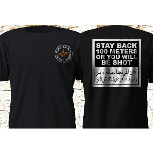 New Military Triple Canopy Templar Knights Crusade Baghdad Iraq Police T-Shirt 2019 Designs Mens Tee Shirt Summer