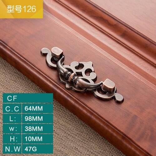 New European Style Antique Handle Classical Cabinet Handle Wine Cabinet Drawer Furniture Wardrobe Door Knobs