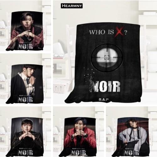 HEARMNY B.A.P Blanket Sleep Cover Blankets Yoga Office Sofa Blanket Bed Cover Travel Warm Throw Blankets