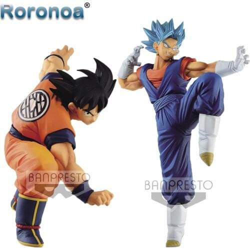 RORONOA Original Banpresto D B Z FES VOL.14 Kaiouken Goku Vegeto Action Figure Collectible Model Dolls Toys Figurines Brinquedos