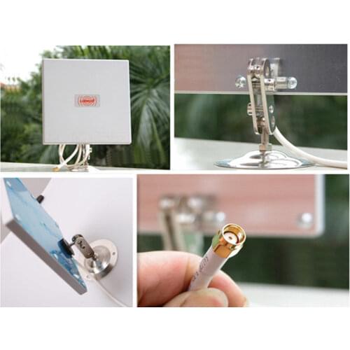 Directional Antenna Panel 2.4Ghz 14dbi High Gain WiFi Wlan Extender Holder free shipping