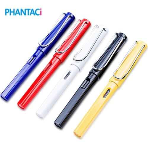 Candy Colors Fountain Pen 0.5 mm Nib Pen Student Practice Calligraphy Fountain Pen School Office Supplies Canetas