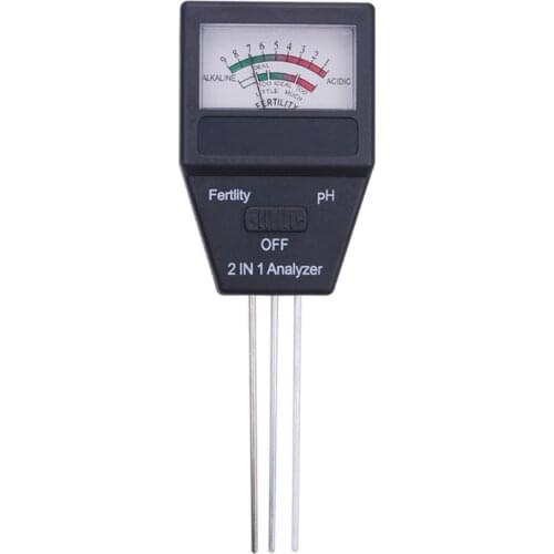 2 In 1 PH Meter & Fertility Tester Soil Analyzer with 3 Probes Gardening Tool
