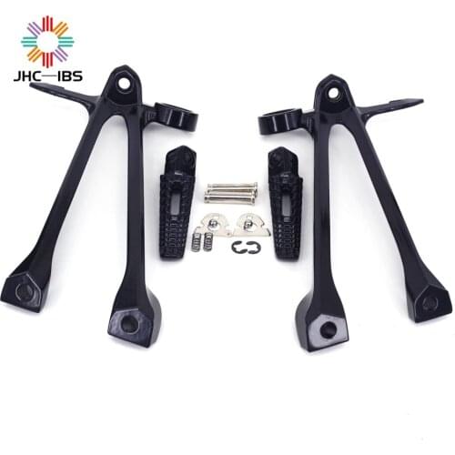 Motorcycle Footpegs Foot Pegs Footrest Pedals Bracket For SUZUKI GSXR1000 GSXR 1000 2009 2010 09 10