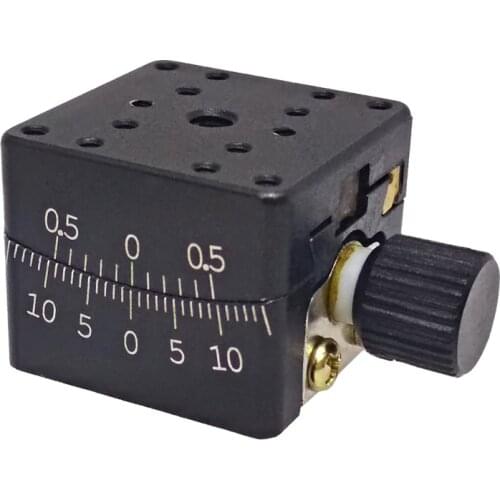 PT-SD303 precision manual angle table, manual angle adjustment table, angle range +-15 degrees, bearing 2kg, anodized