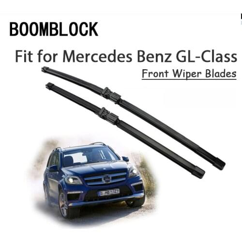BOOMBLOCK 2PCS High Quality Front Windshield Wiper Blades For Mercedes Benz GL Class GL 350 400 450 Gl 500 550 63