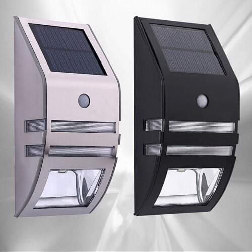 LED Solar Light Outdoor Solar Lamp PIR Motion Sensor Solar Powered Waterproof Wall Light For Garden Yard Path Decoration Light