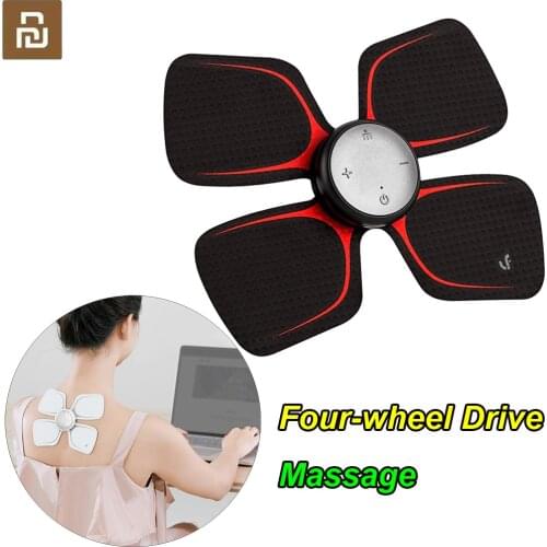 Youpin LF Four-wheel Drive Massage Magic Sticker Smart Electric Massager Body Relax Muscle Work with Mijia App