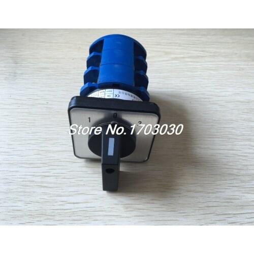 AC 660V 63A 3 Positions 3NO+3NC Rotary Selector Universal Changeover Switch