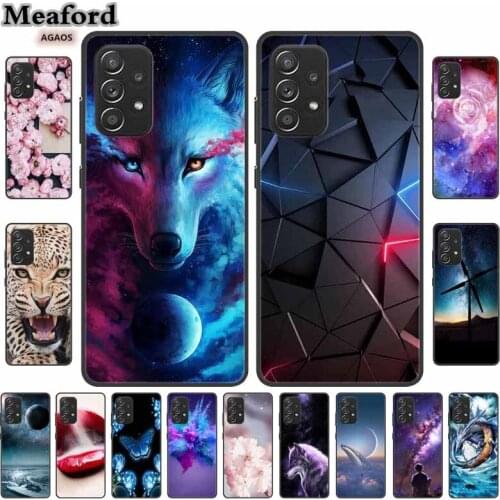 Protective Case For Samsung A72 SM-A725F Funda Soft Silicone TPU Phone Case for Samsung Galaxy A72 5G 4G 6.7" A 72 2021 Coques