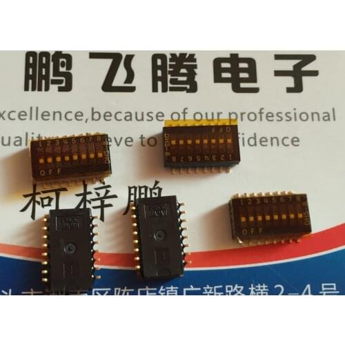 1PCS DHS-8-S-R Imported Japanese MKK SMD pull switch 8-bit 1.27mm foot pitch DIP switch coding switch