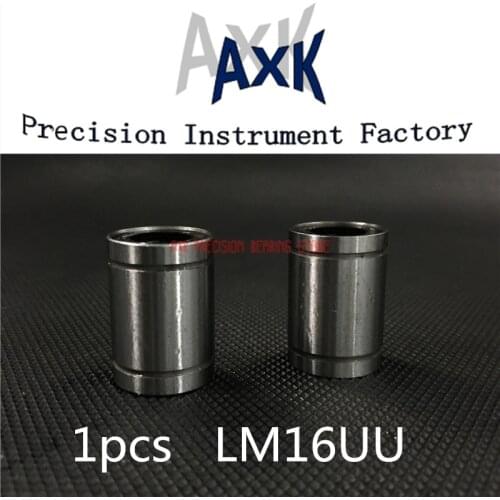 2019 Top Fashion AXK Linear Rail Cnc Router Parts Hot Sale 1pc Lm16uu Linear Bushing 16mm Cnc Bearings