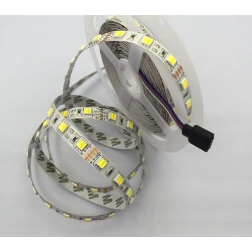 5M Double Color 5025 LED Strip DC12V White+Warm White Flexible LED Light strip