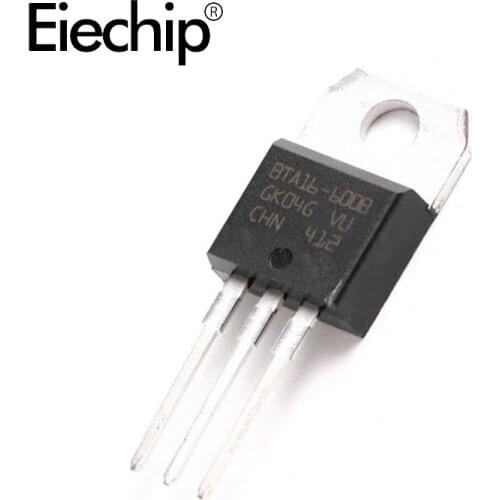 5PCS BTA16-600B BTA16-600 TO-220 16A 600V Triac new and original