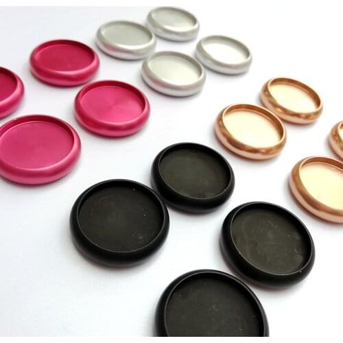 6Pcs 24mm Outer Diameter Aluminum Binding Ring Disc Loose Ring Circa Roll Mushroom Hole Inner Books School Office Supplies