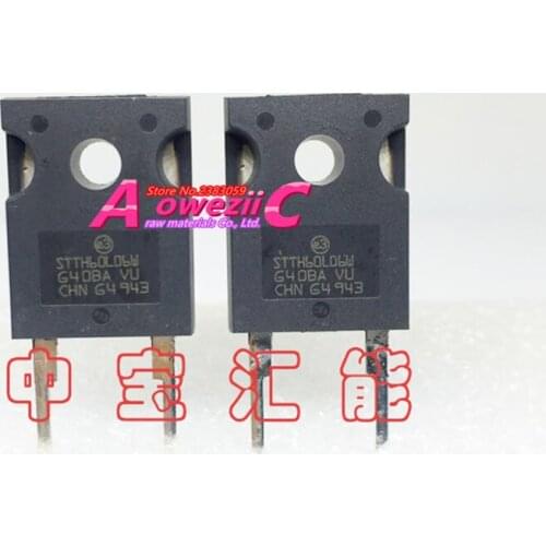 Aoweziic 100% new imported original STTH60L06W STTH60L06 TO-247 fast recovery rectifier 60A 600V