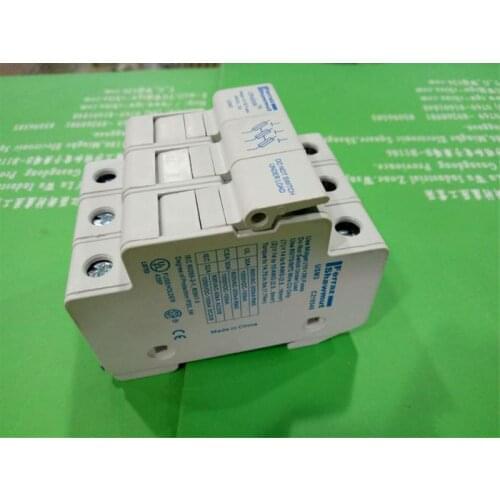 Free shipping 5pcs USM3 Ferraz 10x38 fuse base rail installation 32A690V French Roland new genuine 3P