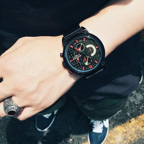 NAVIFORCE Black Luxury Mens Watches Military Sport Waterproof Date Week Display Wristwatch Male Creative Clock Masculino Relogio