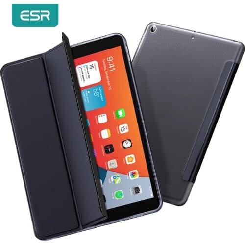 ESR Case for iPad Air 4 2020 Flexible TPU Case for iPad 8th Generation Case Skin-Friendly Smart Case for iPad 7th 2019 Funda
