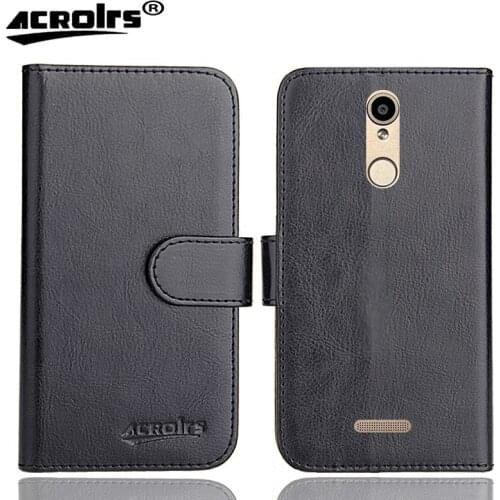 SANTIN D Case 5.46" 6 Colors Flip Fashion Soft Leather SANTIN D Case Exclusive Phone Cover Cases Wallet