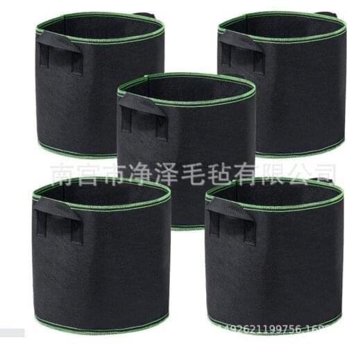 By dhl or fedex 30pcs Felt Plant Growing Bags Vegetable Flower Potato Pot Container Garden Planting Basket Mushroom Seed