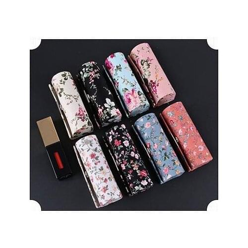 Elegant Embroidered Lipstick Box Packaging Brocade High grade Gift Box Jewelry Boxes wholesale 10pcs/lot