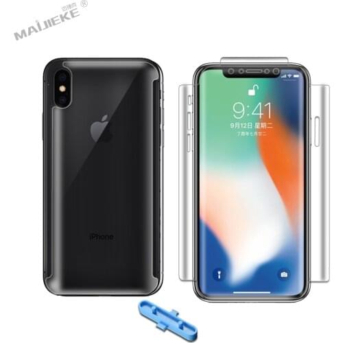 6D Front + Rear HD Full Body Hydrogel Film For iPhone 11 12 pro max X XR XS Max SE 7 8 Plus TPU Screen Protector Gel Nano Film