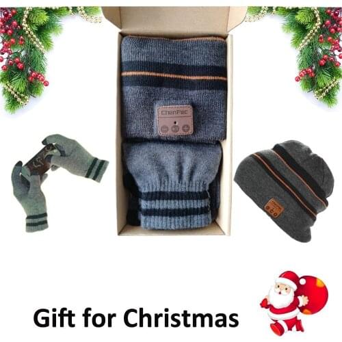 Best Christmas Gift Bluetooth4.2 Beanie Music Hat Cap Wireless Bluetooth Headphone Headset Earphone Stereo Speaker Hand-free Hat