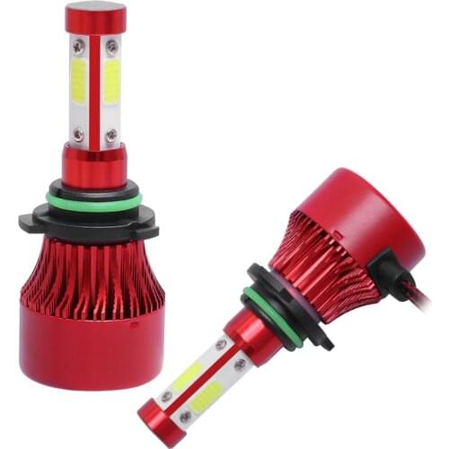 Muxall 4 Side H1 H3 Led Headlight Bulbs H7 LED Car Lights H4 LED 880 H11 HB3 9005 HB4 9006 H13 6000K 16000LM Auto Headlamps