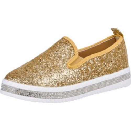 New Fashion Sequined Casual and Comfortable Slip-on Womens Flat Shoes