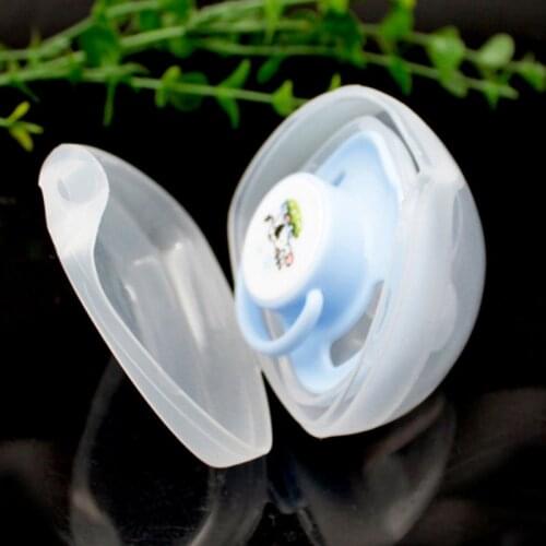 Portable Baby Nipple Box Boy Girl Infant Pacifier Cradle Case Holder Soother Box F3ME