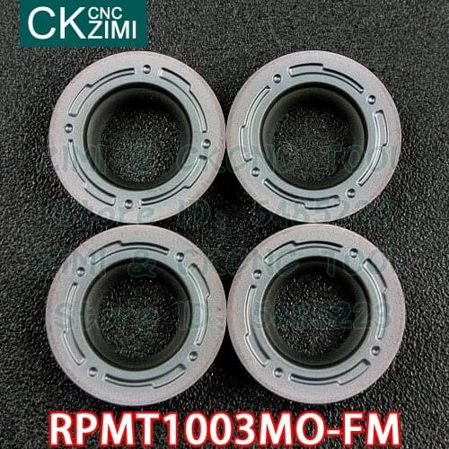 RPMT1003MO-FM ZM1125 RPMT 1003 MO FM Carbide inserts circular milling inserts indexable tool CNC Metal lathe Turning cutter tool