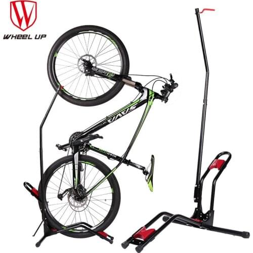 WheelUp Bicycle Parking Rack Mountain Road Bike Hook Vertical Rack Adjustable Steel Bicycle Tripod Vehicles 20/26/27.5/29in 2021