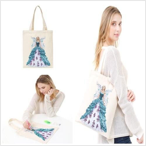 Storage Bag Tote Bag Art Handbag Diamond Painting Shopping Bags Reusable Durable Diamond Embroidery Kit Art Craft Cross Stitch