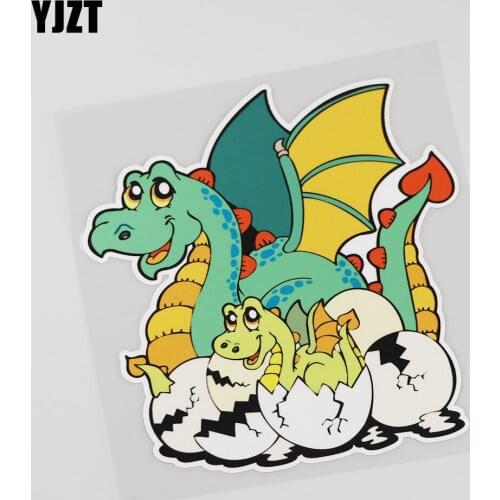 YJZT 15.6CMX16.6CM Interesting Animal Reflective Stickers Car Sticker 13B-0065