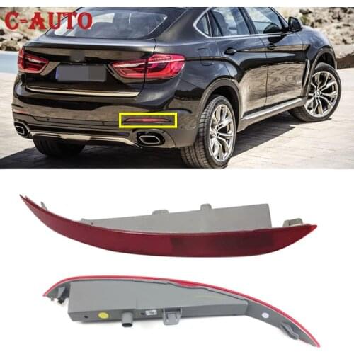 Rear Reverse Brake Stop Lamp Bumper Fog Lamp Reflector Warning Lamp Brake Light 63147323185 63147323186 For BMW X6 F16 2014-2018