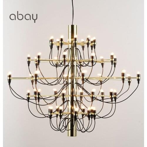 Gold/Chrome Living room Chandelier Modern luxury design home Chandelier lighting Dinning Room Kitchen Luminaire 30/50 lights